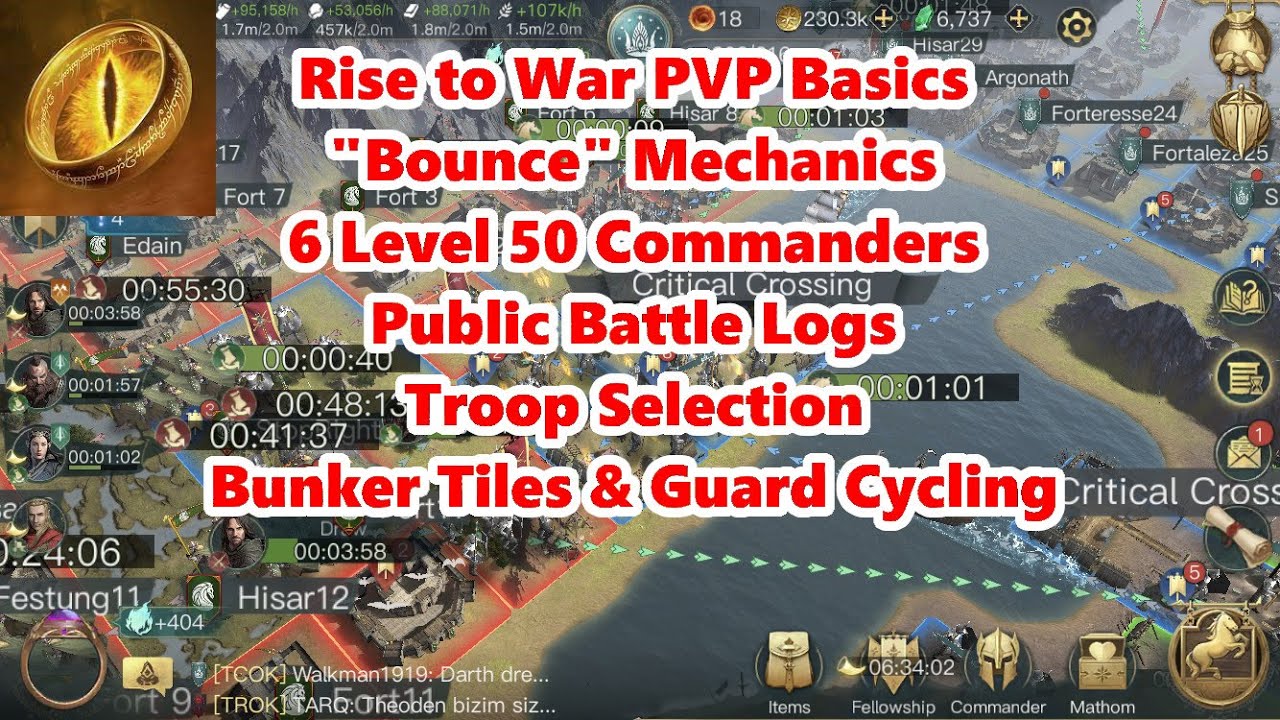LOTR: Rise to War - PVP Basics - YouTube