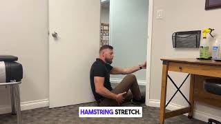 Doorway Hamstring Stretch