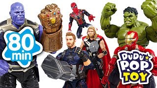 April 2018 TOP 10 Videos 80min Go! Avengers, Power ranger, PJmasks and Transformers - DuDuPopTOY