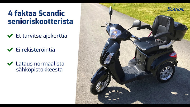 Senioriskootteri Scandic PK500 PK800