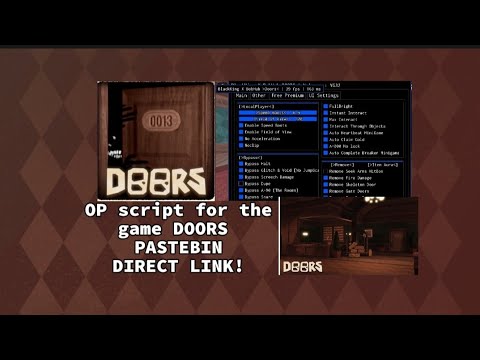Script for the game DOORS - Direct Link - YouTube