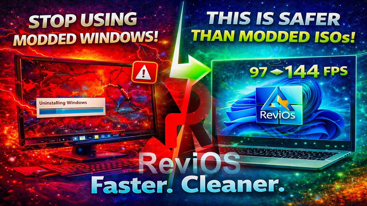 Best Alternative to Modified Windows! ReviOS Windows 10 & 11 Optimization Guide (2026) + Safe Backup