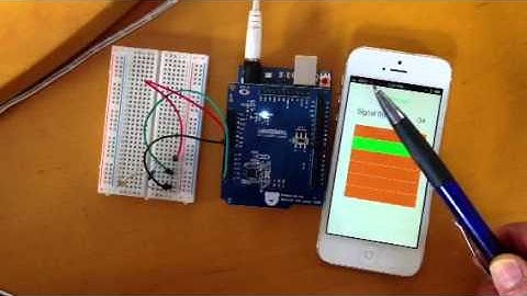 Simple demo-IOS/Arduino/BlueTooth
