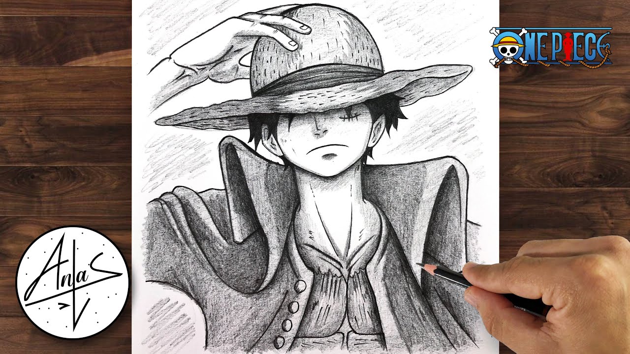 How to draw Luffy, One Piece