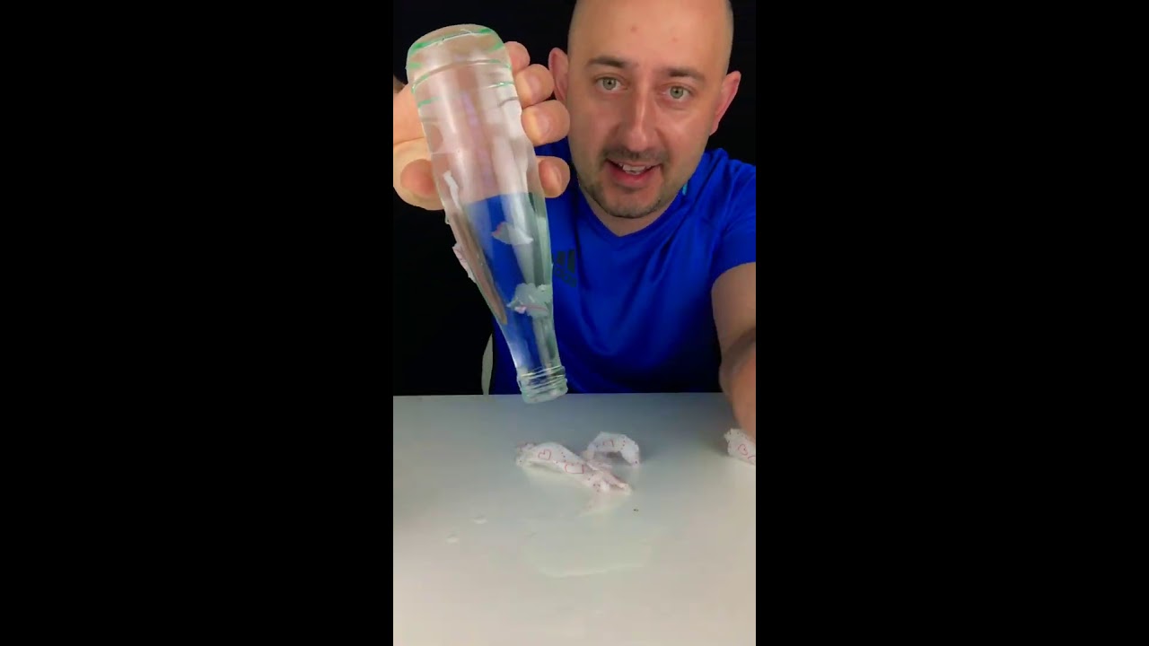 How to close a bottle with paper