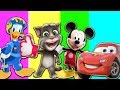 Wrong Eyes Cars 3 Mcqueen Talking Tom Mickey Mouse Clubhouse Learn Colors Finger Family Nusery Songs