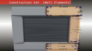 Modular Sci Fi-Set Wip 114  [Blender 2.75a] - Wall elements
