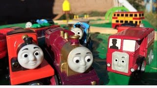 Thomas And Friends Wooden Battery Operated Toy Trains, Lady, Bertie The Bus