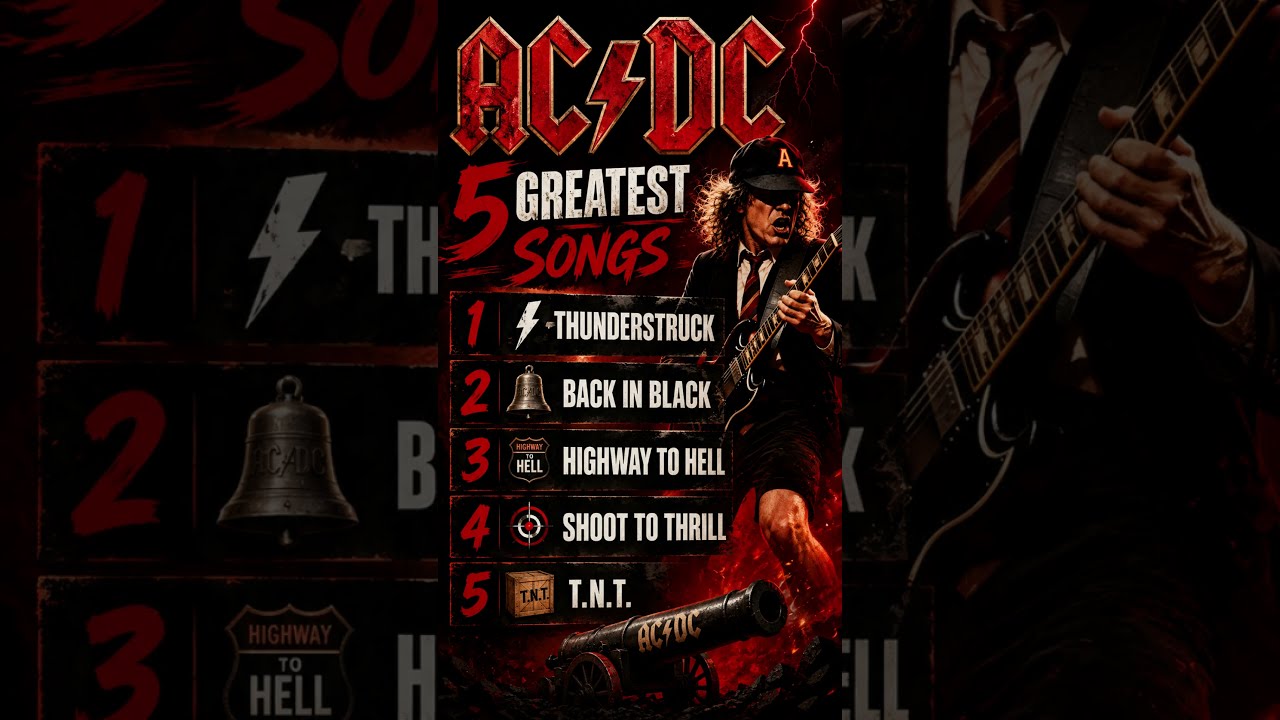 Cover 5 Greatest AC/DC Songs Ever 🤘🔥 | Thunderstruck, Back in Black & More