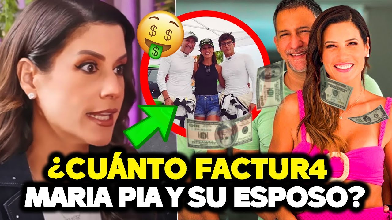 ¿Cuánto gana María Pía y cuál es la fortuna de su esposo?