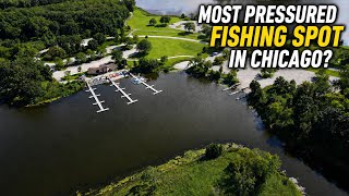 I Went to One of the MOST PRESSURED Fisheries in Chicagoland - Can We Find Fish?