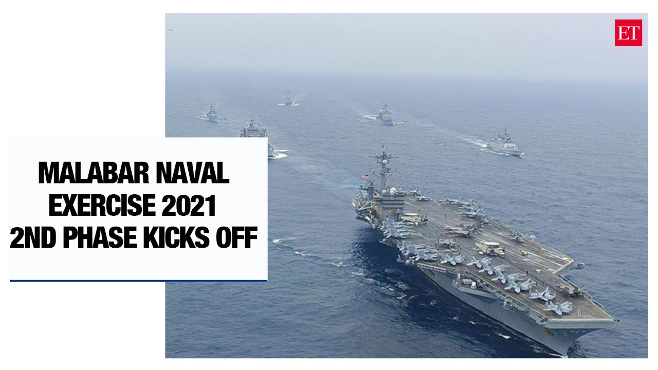 Second phase of Malabar Naval Exercise 2021 kicks off in Bay of Bengal