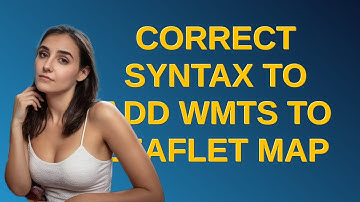 Gis: Correct syntax to add WMTS to Leaflet map