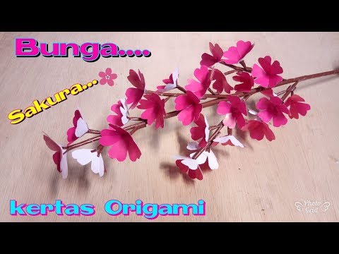 Video: Cara Membuat Cabang Sakura Dari Kertas Dan Permen