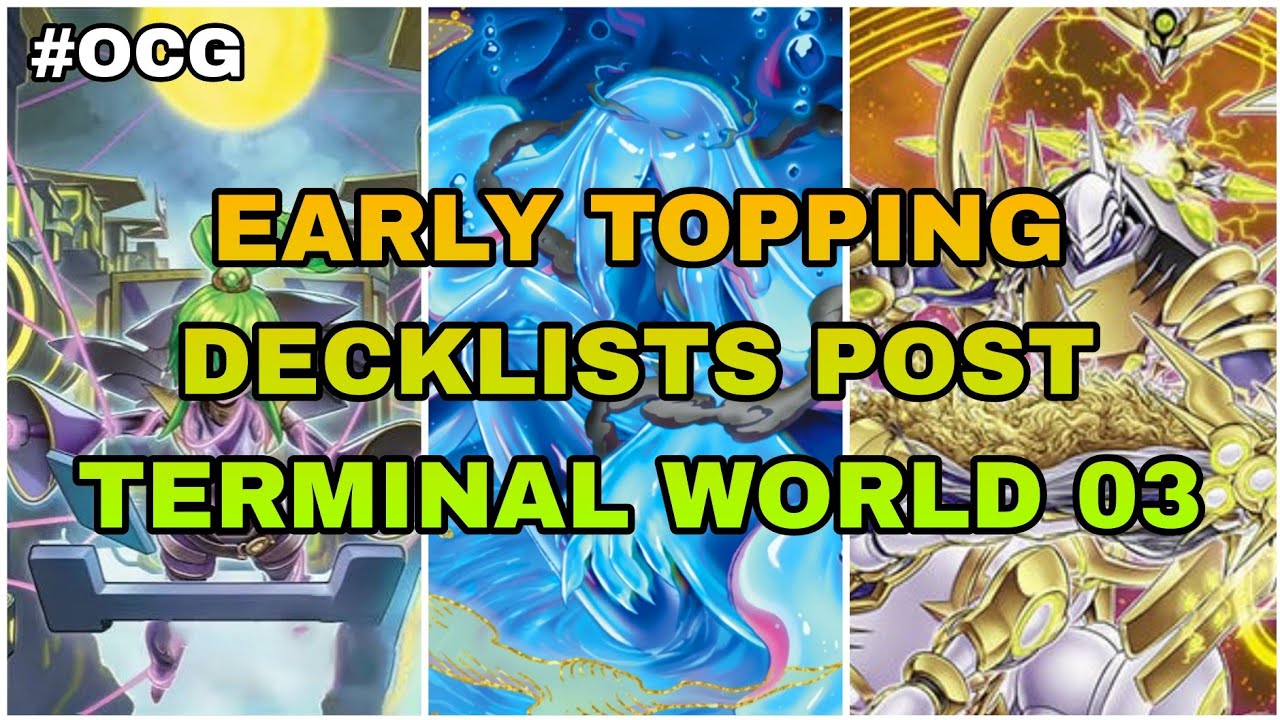 Yu-Gi-Oh! — Ранние списки лучших колод после Terminal World 03 | OCG