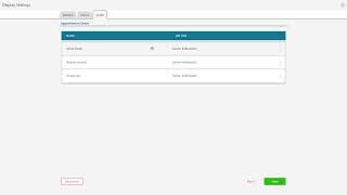 How to change appointment book column order