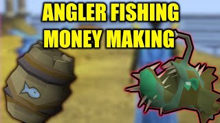 Osrs Angler fishing with spirit flakes money making method