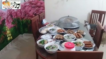 Vẽ tranh tường 3D trang trí nhà bếp phòng ăn hợp phong thủy cho chị chủ nhà xinh đẹp | Duy Linh Art