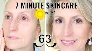 MY 7-MINUTE MORNING SKINCARE ROUTINE AT AGE 63! (Why does this work well?) screenshot 3