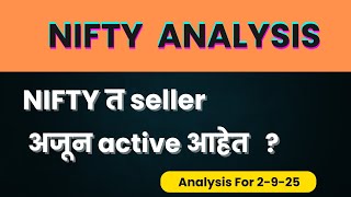 nifty सेलेर स्टील active /  nifty analysis 2-9-25