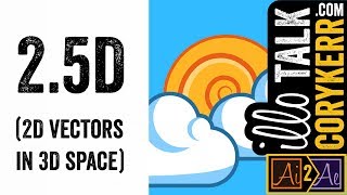 2.5D - 3D space with 2D art (ai2ae: Z-space) 2.5D - 3D space with 2D art (ai2ae: Z-space)