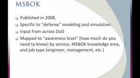 MV4460 Modeling and Simulation Defined
