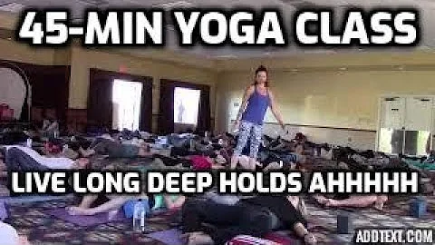 45-min LIVE Long Deep Holds for flexibility greatness| Gwen Lawrence