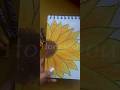 *"Easy Sunflower Drawing 🌻 | Amazing Oil Pastel Art for Beginners #ItoneYouShorts"*