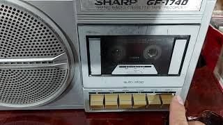Vintage SHARP GF 1740 Radio Cassette Player | 0822111444 | Tuan Tham Electronics T36