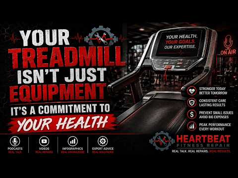 Your Treadmill Isn't Just Equipment — It's a Commitment to Your Health — Heartbeat Fitness Repair video thumbnail