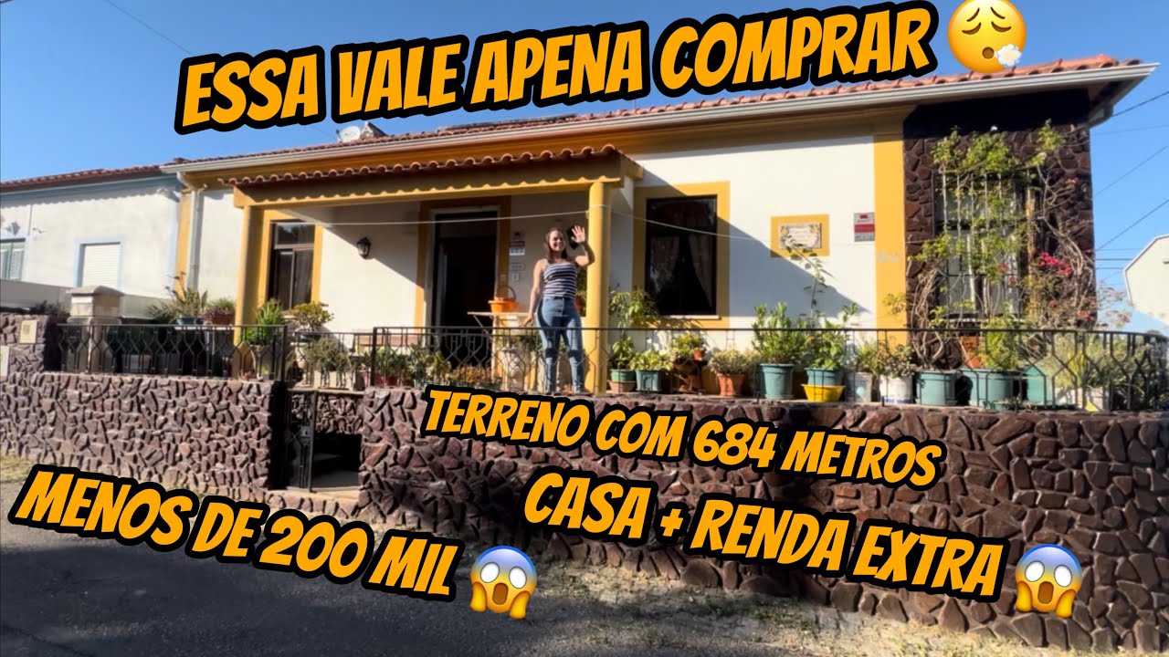 TOUR NESSA  MARAVILHOSA CASA EM PORTUGAL COM TERRENO ENORME 😱