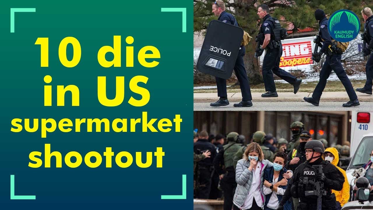 Cop among 10 dead in US supermarket shooting, suspect in custody - YouTube