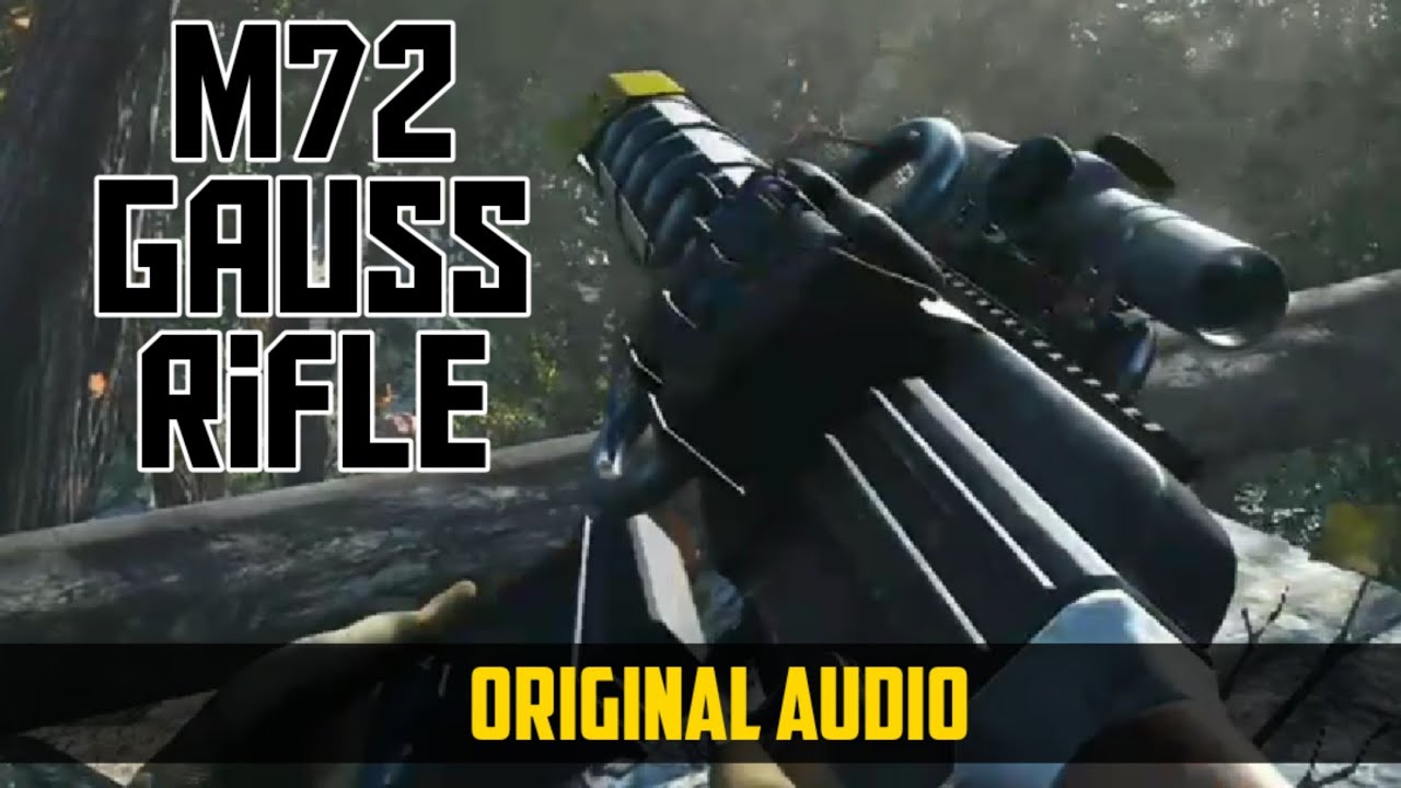 M72 Gauss Rifle (No Music) | Fallout 4 mods | Original audio - YouTube