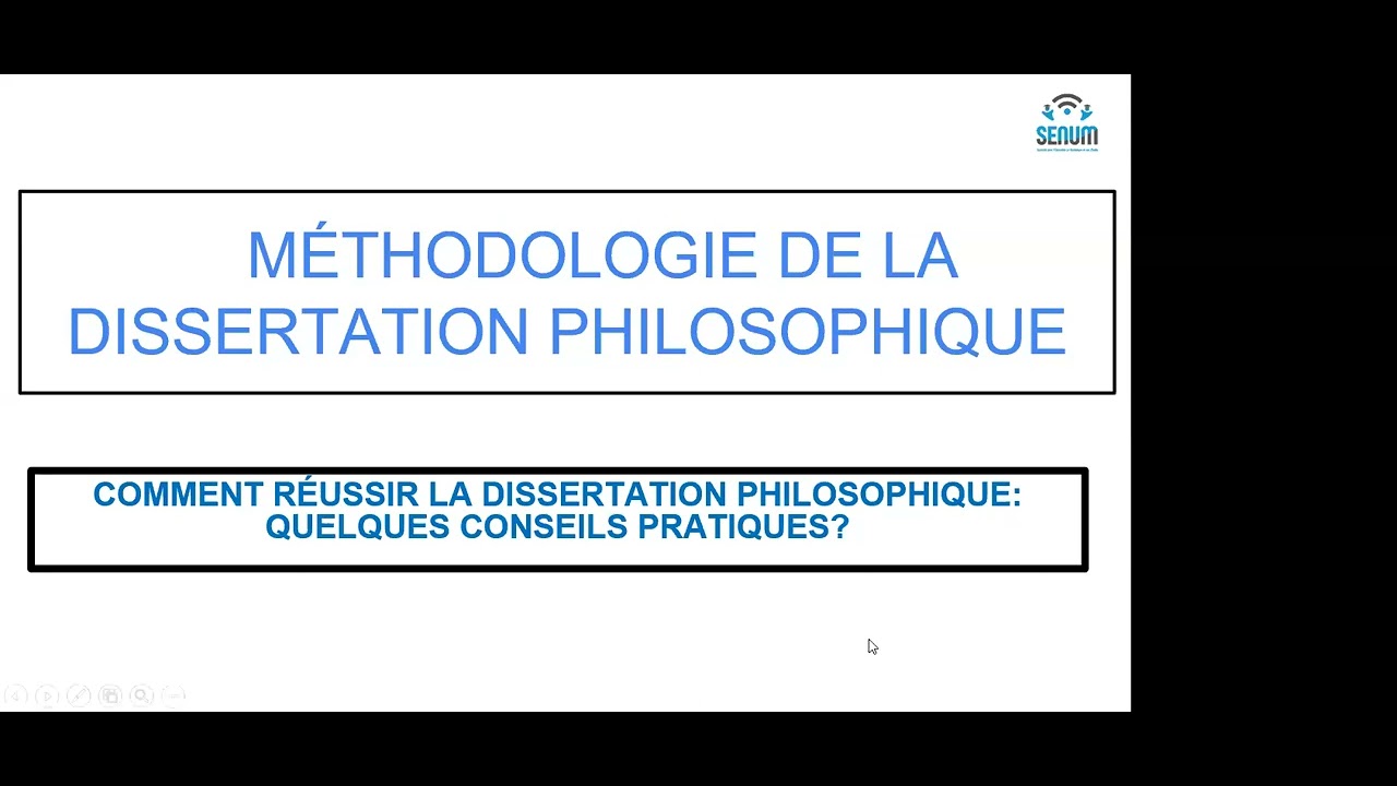 PHILOSOPHIE MÉTHODOLOGIE DE LA DISSERTATION: Conseils pratiques - YouTube