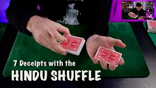 Seven Deceptions with the Hindu Shuffle: Card Magic Tutorial