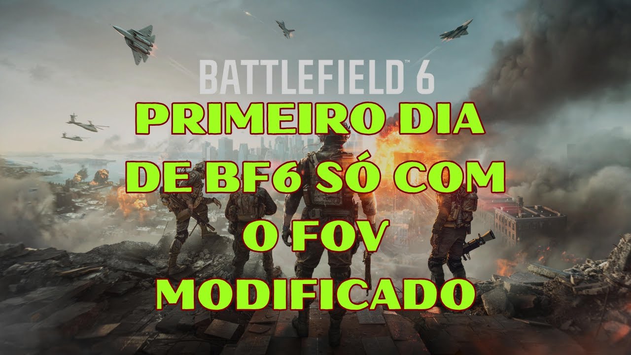 Battlefield 6 Conhecendo o jogo configurando somente campo de visão multiplayer gameplay