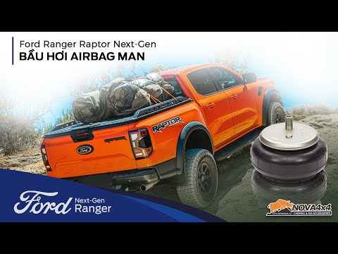🎥 [Giới thiệu phụ kiện Ford Ranger Raptor Next-Gen 2023] Chở hàng nặng, đã có Bầu hơi Airbag Man — Video review, click xem trên YouTube