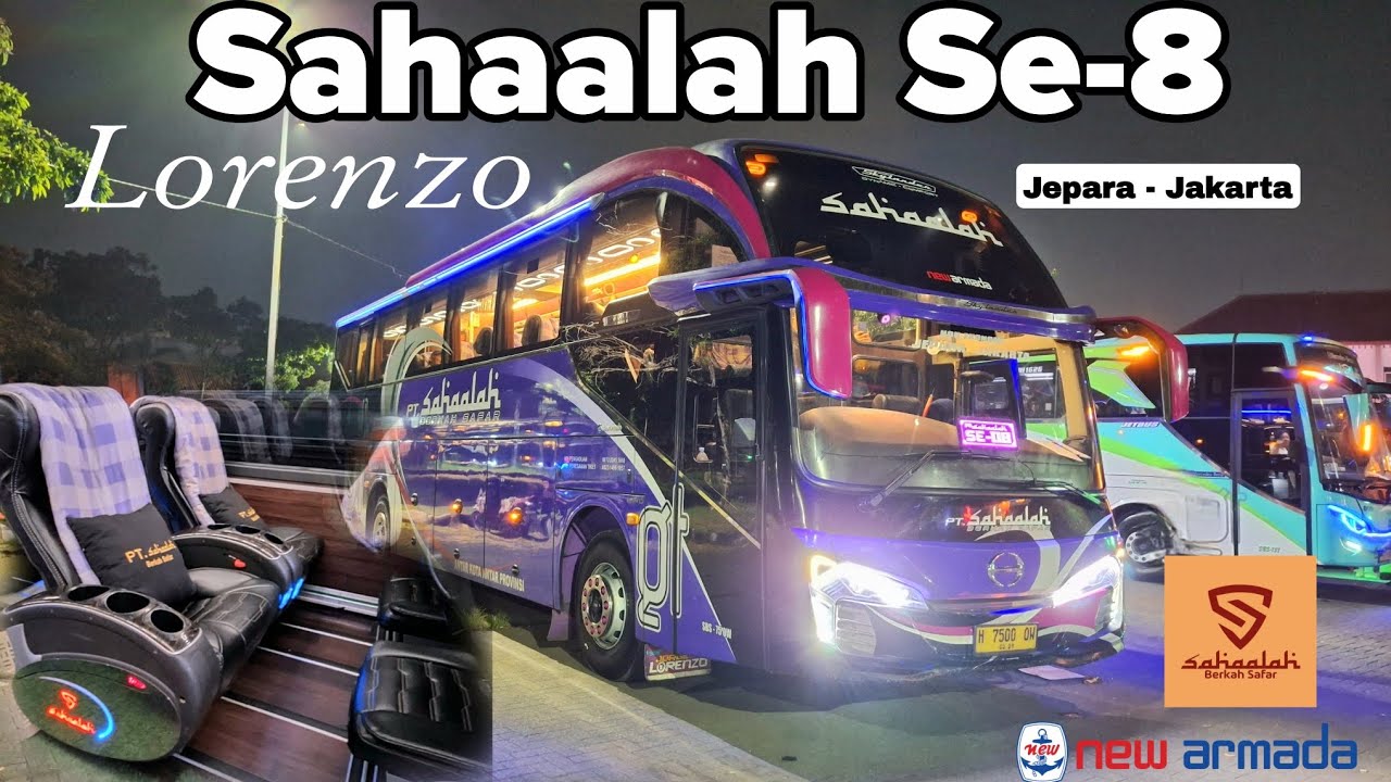 DUA KALI NAIK BUS INI TERNYATA ‼️ Trip Report Bus Sahaalah Se-8 Super Executive Jepara - Jakarta 