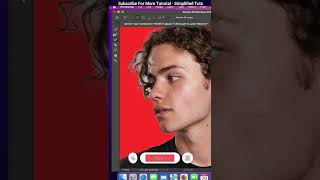 Easy way to refine edges in photoshop | Learn Photoshop | Simplified Tuts #shorts