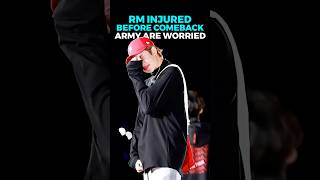 RM Injured Right Before BTS Comeback Stage #BiasNotes #BTS #BTSArmy #BTSComeback #Kpop