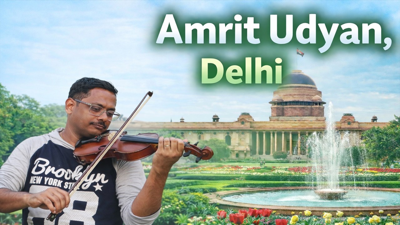 Amrit Udyan Delhi 2026 | Rashtrapati Bhavan Garden Tour | राष्ट्रपति भवन उद्यान