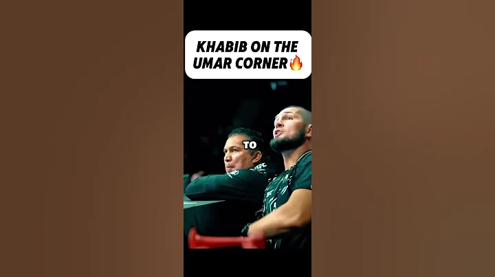 Khabib cornering Umar😳 #ufc #mma