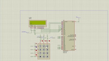 How to use a 4x3 keypad with STM32 Microcontroller Proteus Simulation
