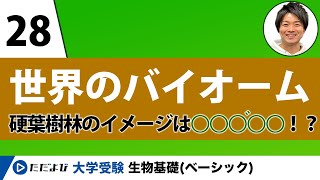 【生物基礎】世界のバイオーム【第28講】