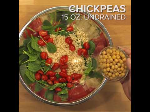 Kitchen Prescription: Greek Salad with Chickpeas & Feta Cheese
