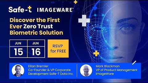 Webinar | Discover the First Ever Zero Trust Biometric Solution