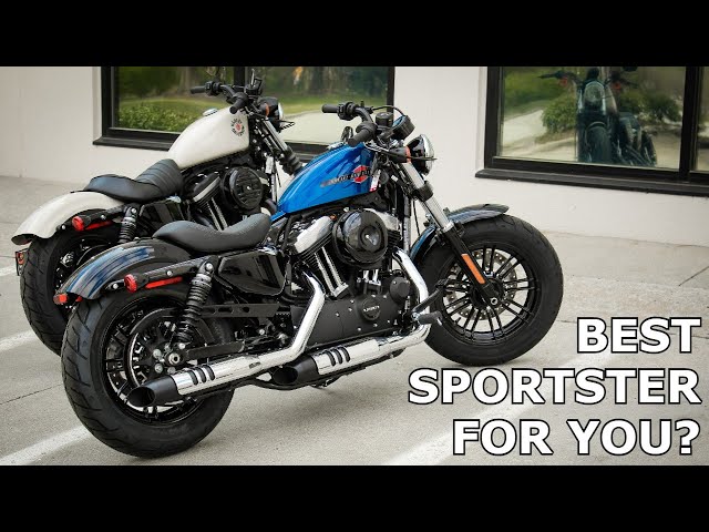 Which Sportster is Best for You? 2022 H-D Forty-Eight vs. 2022 H-D Iron 883 class=