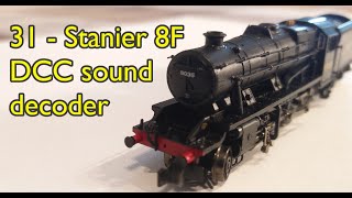 Famous 31 Graham Fairish Stanier 8F unboxing | Installing Zimo MX658 next18 sound decoder Wealth