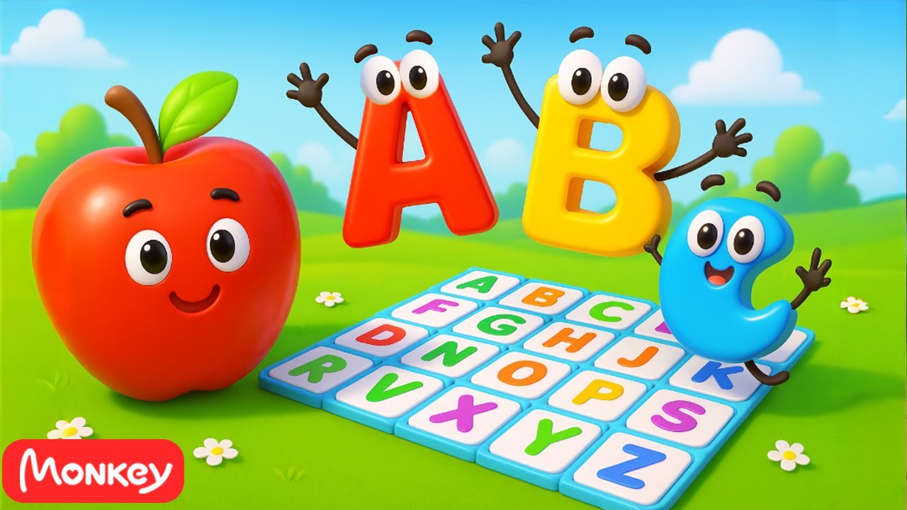 Learn ABC and the Alphabet 🔠 Educational Videos for Kids 📚 Monkey Junior English for kids