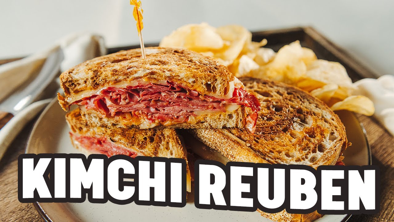 A melty Reuben recipe kicked up with everyone’s favourite Korean ...